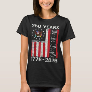 250 Years american 250th anniversary usa us flag 4 T-Shirt
