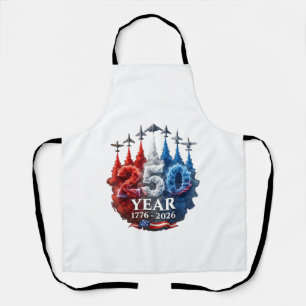 250 Years American 250th USA Patriotic 4th of July Apron