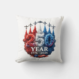 250 Years American 250th USA Patriotic 4th of July Cushion