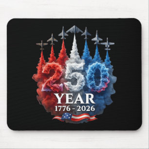 250 Years American 250th USA Patriotic 4th of July Mouse Pad