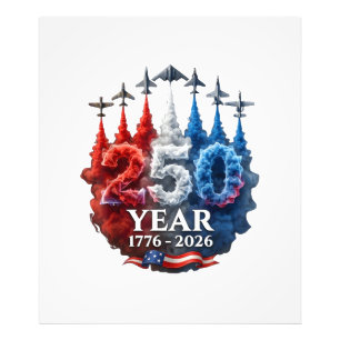 250 Years American 250th USA Patriotic 4th of July Photo Print