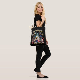 250 Years American Anniversary 1776-2026 USA Flag Tote Bag