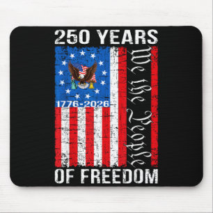 250 years american anniversary 250th usa flag 4th mouse pad