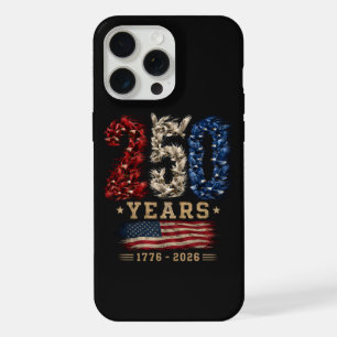 250 Years American Eagle Flag Patriotic iPhone 15 Pro Max Case