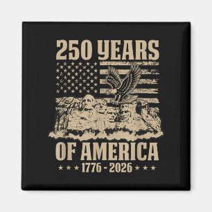 250 Years American Flag 1776-2026 250th Birthday Magnet