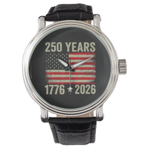 250 Years American Flag 1776-2026 Watch