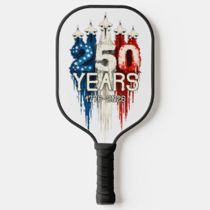250 Years American Flag 250th Anniversary Pickleball Paddle