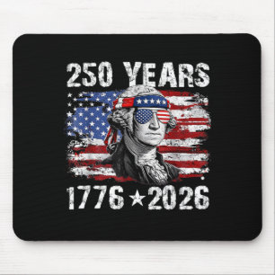 250 Years American Flag 250th Anniversary USA 4th Mouse Pad
