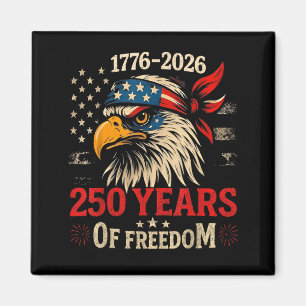 250 Years American Flag Anniversary USA 250th Magnet