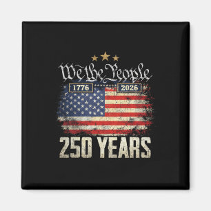 250 Years American Flag Usa 250th Anniversary Patr Magnet