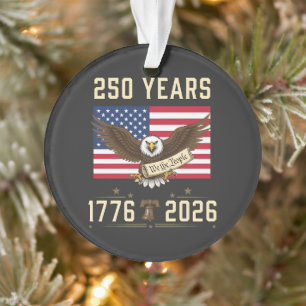 250 Years American Heritage 1776 2026 Ornament