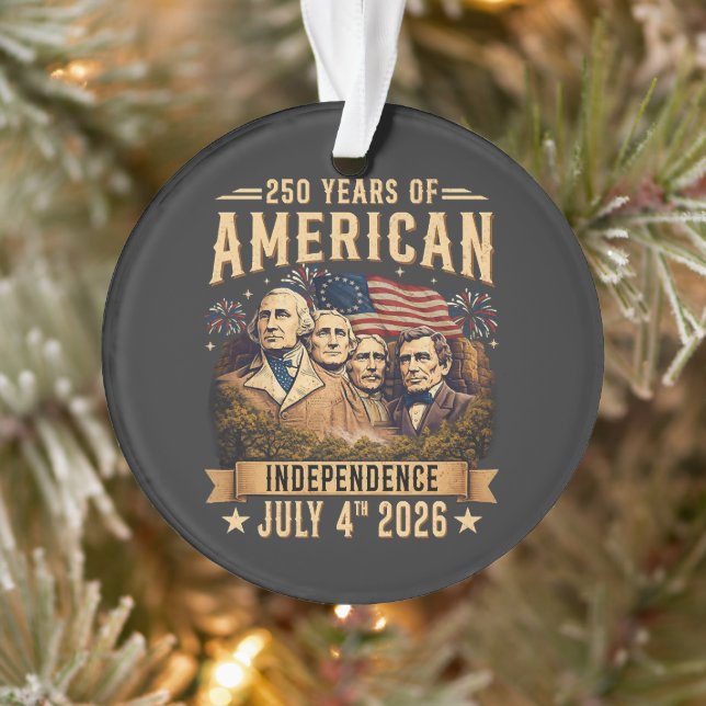 250 Years American Independence Ornament (Tree)