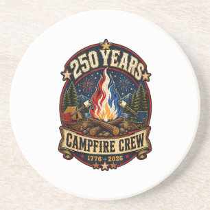 250 Years Campfire Crew 1776 2026 250th 4th July C Coaster