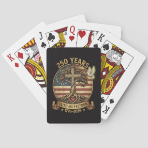 250 Years Faith and Freedom Christian Playing Cards
