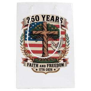 250 Years Faith and Freedom Medium Gift Bag