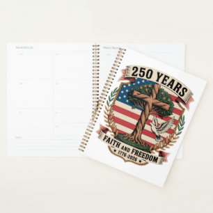 250 Years Faith and Freedom Planner