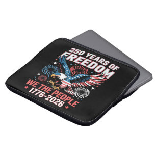 250 Years Freedom Eagle 250th Anniversary USA Laptop Sleeve
