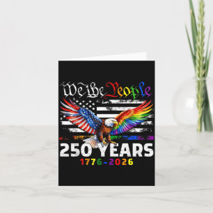 250 Years Of Aamerican 250th Anniversary Lgbt Card
