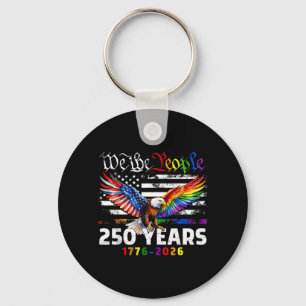 250 Years Of Aamerican 250th Anniversary Lgbt Key Ring