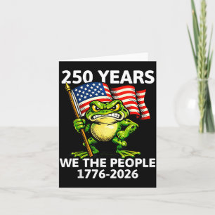 250 Years of America 1776 2026 semiquincentennial Card