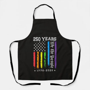 250 Years of American 250th Anniversary US LGBT Pr Apron