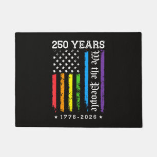 250 Years of American 250th Anniversary US LGBT Pr Doormat