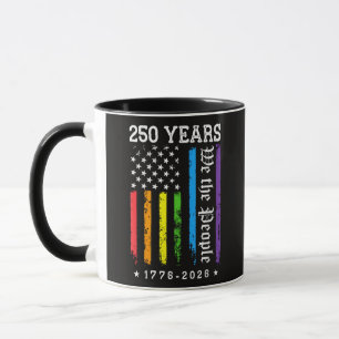 250 Years of American 250th Anniversary US LGBT Pr Mug