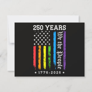 250 Years of American 250th Anniversary US LGBT Pr Save The Date