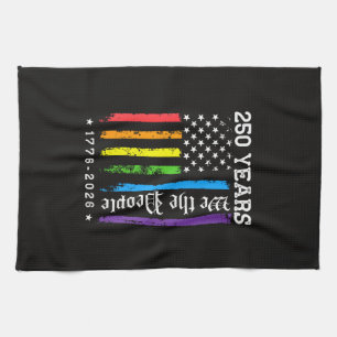 250 Years of American 250th Anniversary US LGBT Pr Tea Towel