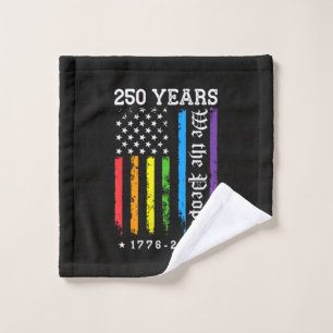 250 Years of American 250th Anniversary US LGBT Pr Wash Cloth