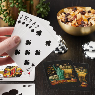 250 Years of American Freedom Playing Cards
