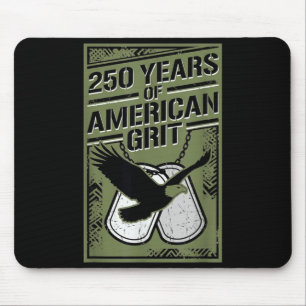 250 Years of American Grit Patriotic Bald Eagle Mouse Pad