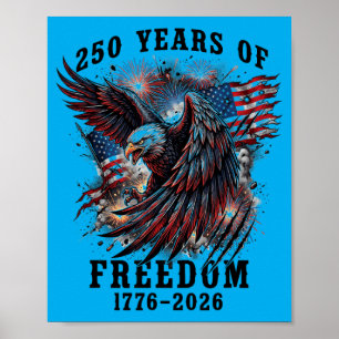250 Years Of Dom 1776 2026 250th Anniversary 4th Poster