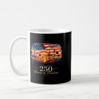 250 Years Of Dom 2026 Fourth Of July Women Floral Coffee Mug