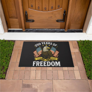 250 Years of Freedom 1776 2026 Bald Eagle Doormat