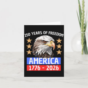 250 Years of Freedom America 1776-2026 Card