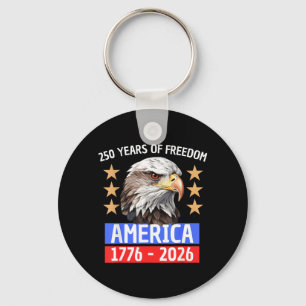 250 Years of Freedom America 1776-2026 Key Ring