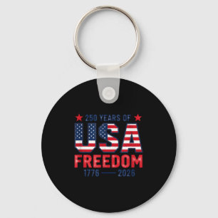 250 years of freedom american 1776 2026 250th usa key ring