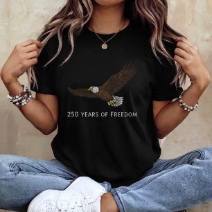 250 Years of Freedom American Eagle 1776-2026 T-Shirt
