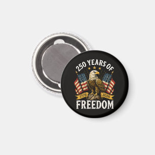 250 Years of Freedom Bald Eagle Magnet