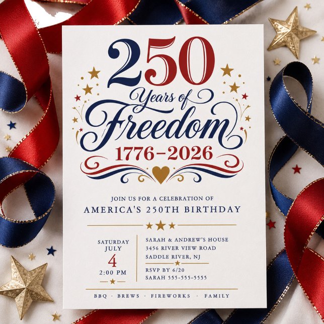 250 Years of Freedom Invitation (Creator Uploaded)