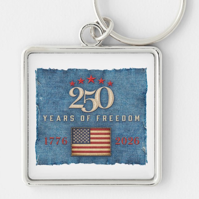 250 Years of Freedom - Keychain (Front)