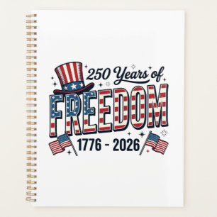 250 Years of Freedom Patriotic Anniversary Shirt_1 Planner