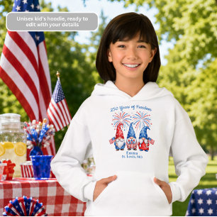 250 Years of Freedom Patriotic Gnomes Kids