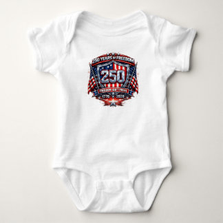 250 Years of Freedom T-Shirt – Keep America Great  Baby Bodysuit