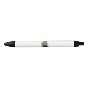 250 Years Of Freedom Teddy Bear Black Ink Pen