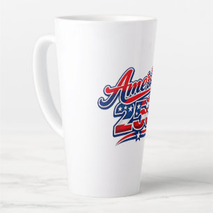 250 Years of Freedom – USA 1776–2026 Patriotic Latte Mug