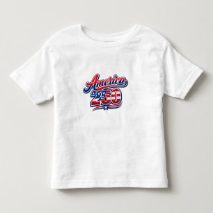 250 Years of Freedom – USA 1776–2026 Patriotic Toddler T-Shirt