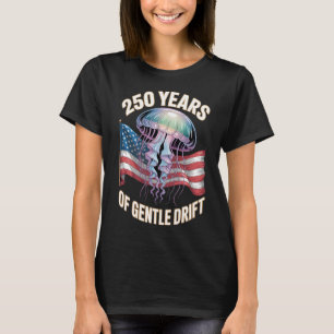 250 Years of Gentle Drift Jellyfish Art T-Shirt