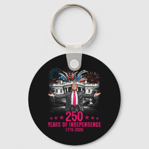 250 Years of Independence American Flag 250th Key Ring